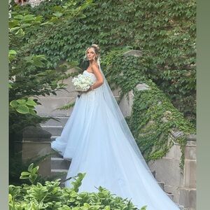 Elegant White Wedding Gown